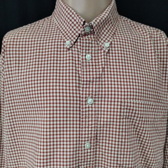 Gap Men's Red Classic Oxford Shirt/Button Size L SKU 3989 - Picture 3 of 9